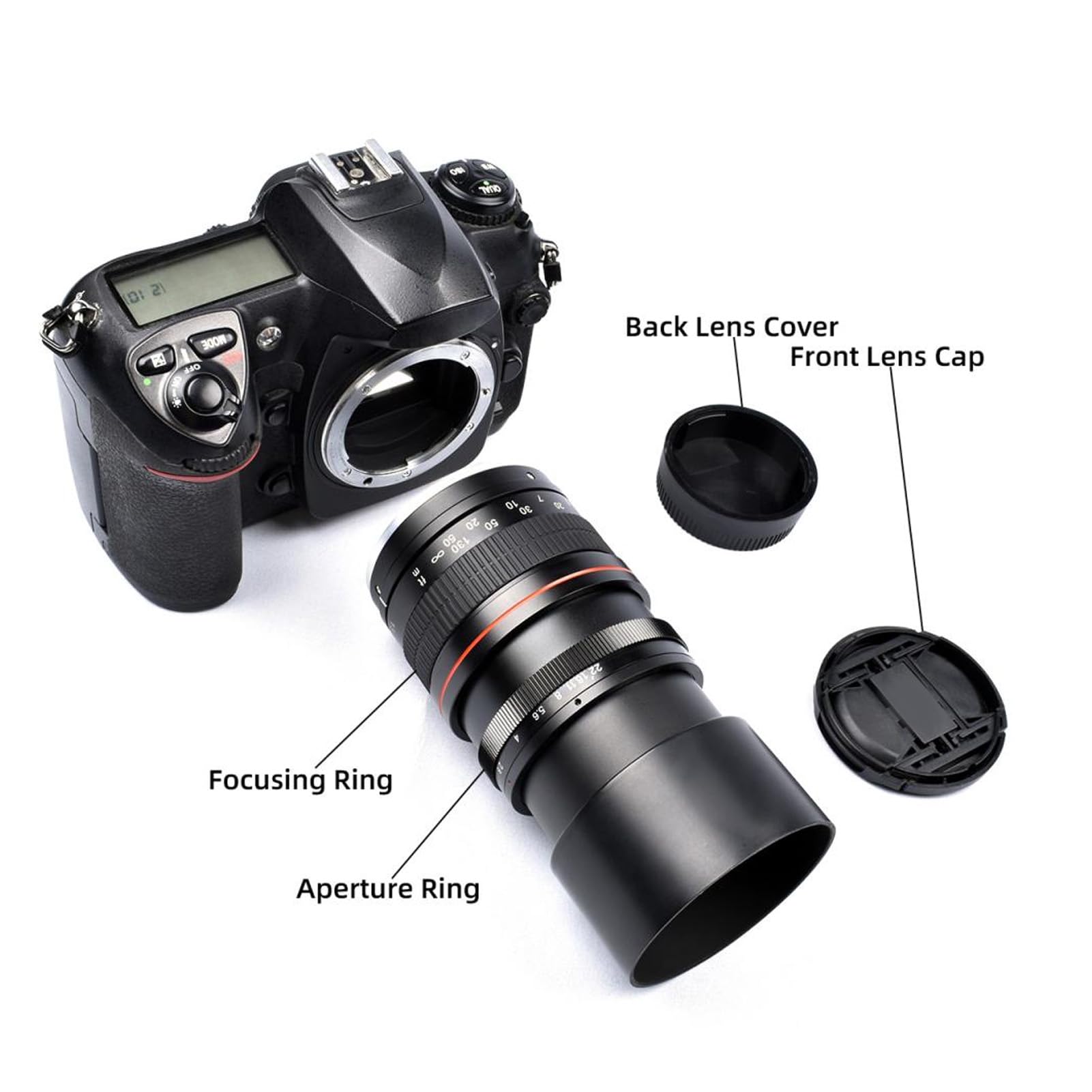 Amazon.com : Camera Telephoto Lens, 135mm F2.8 Full Frame Large