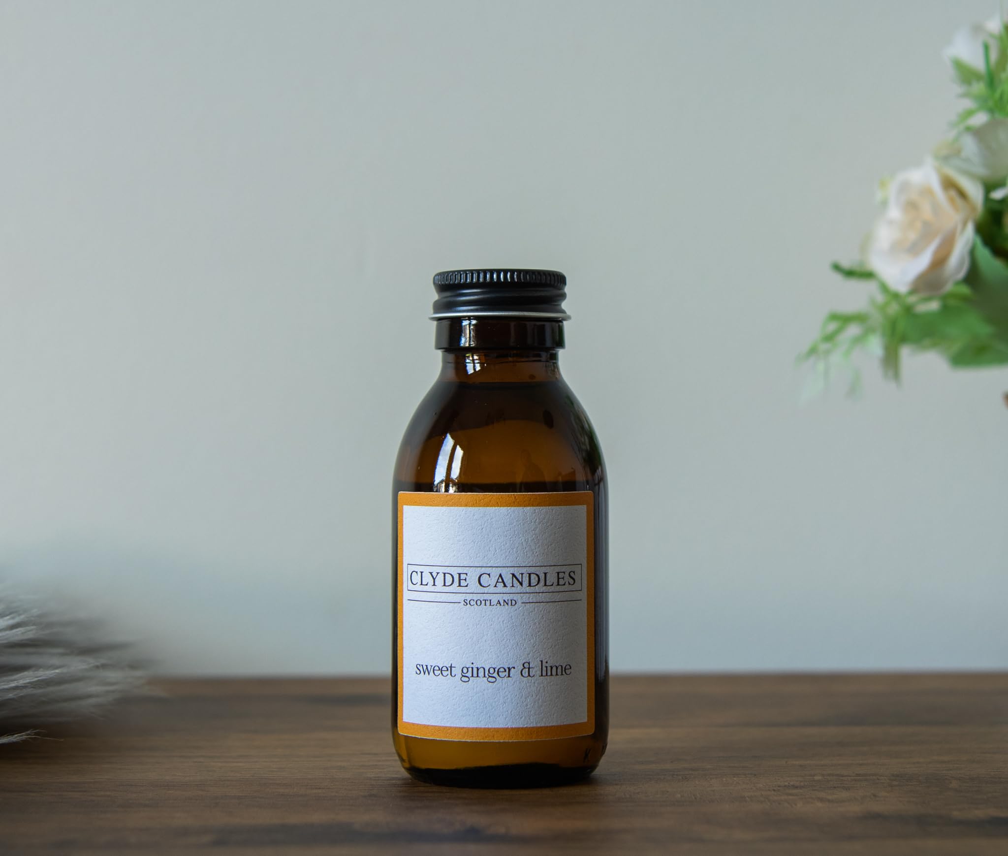 Clyde Candles Reed Diffuser Refill (Sweet Ginger & Lime)