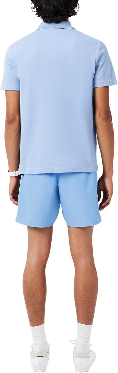 Lacoste Men's Mid Length Colorblock Swim Trunks