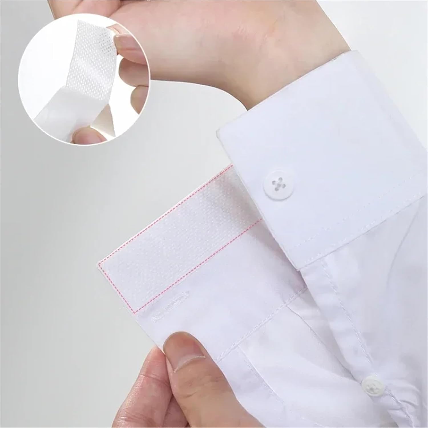 Collar Protectors For Shirts 6rolls Hat Shirt Collar Anti-dirty Grime Protector Fixing Sticker Self-adhesive Disposable Tape Rolled