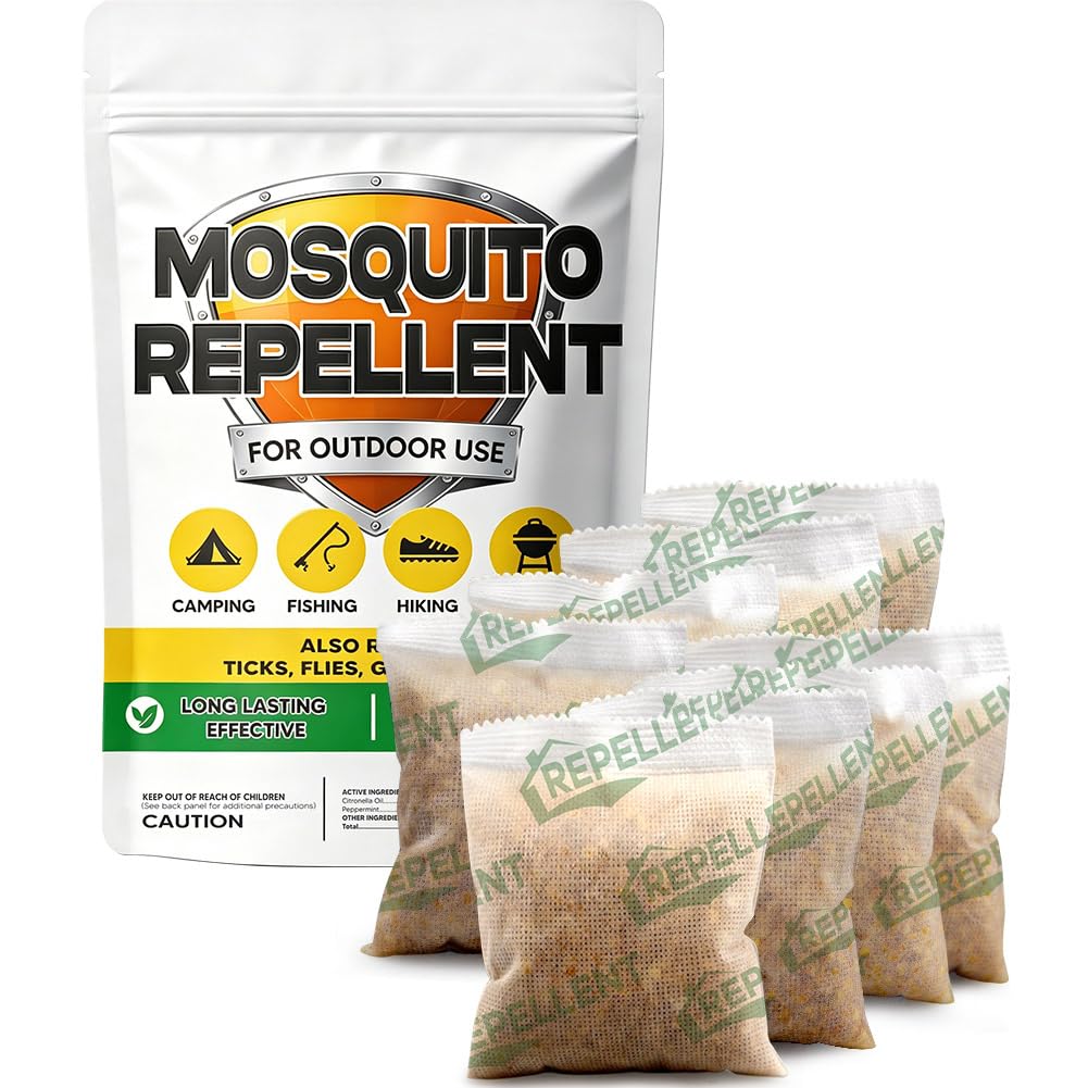 View 1 of [Missing some] DERTUYE Mosquito Repellent Pouches (8 Count)