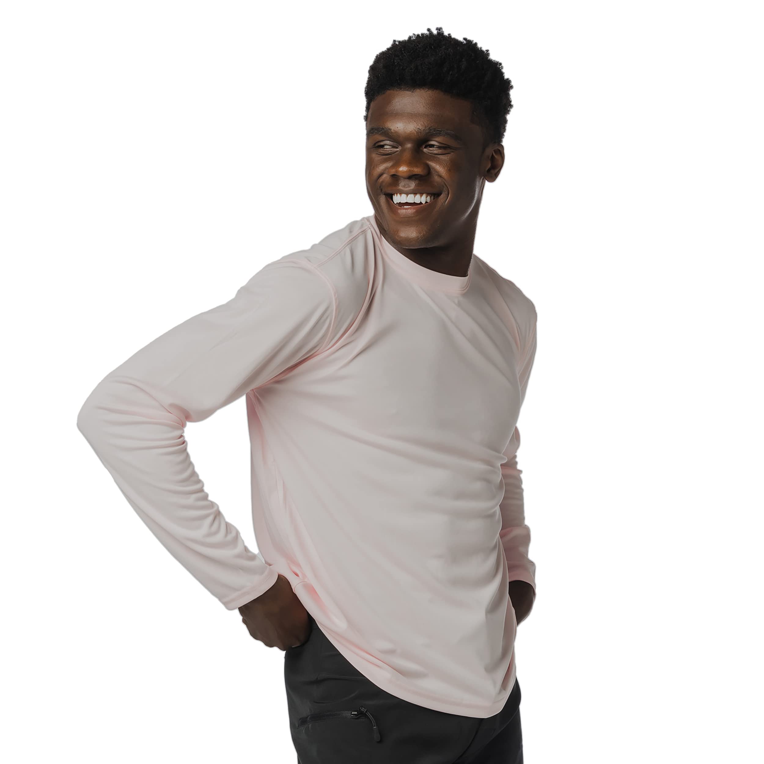 Vapor Apparel Men's Outdoor UPF 50+ Long Sleeve T-Shirt, UV Sun Protection for Fishing, Running, Hiking, Swimming