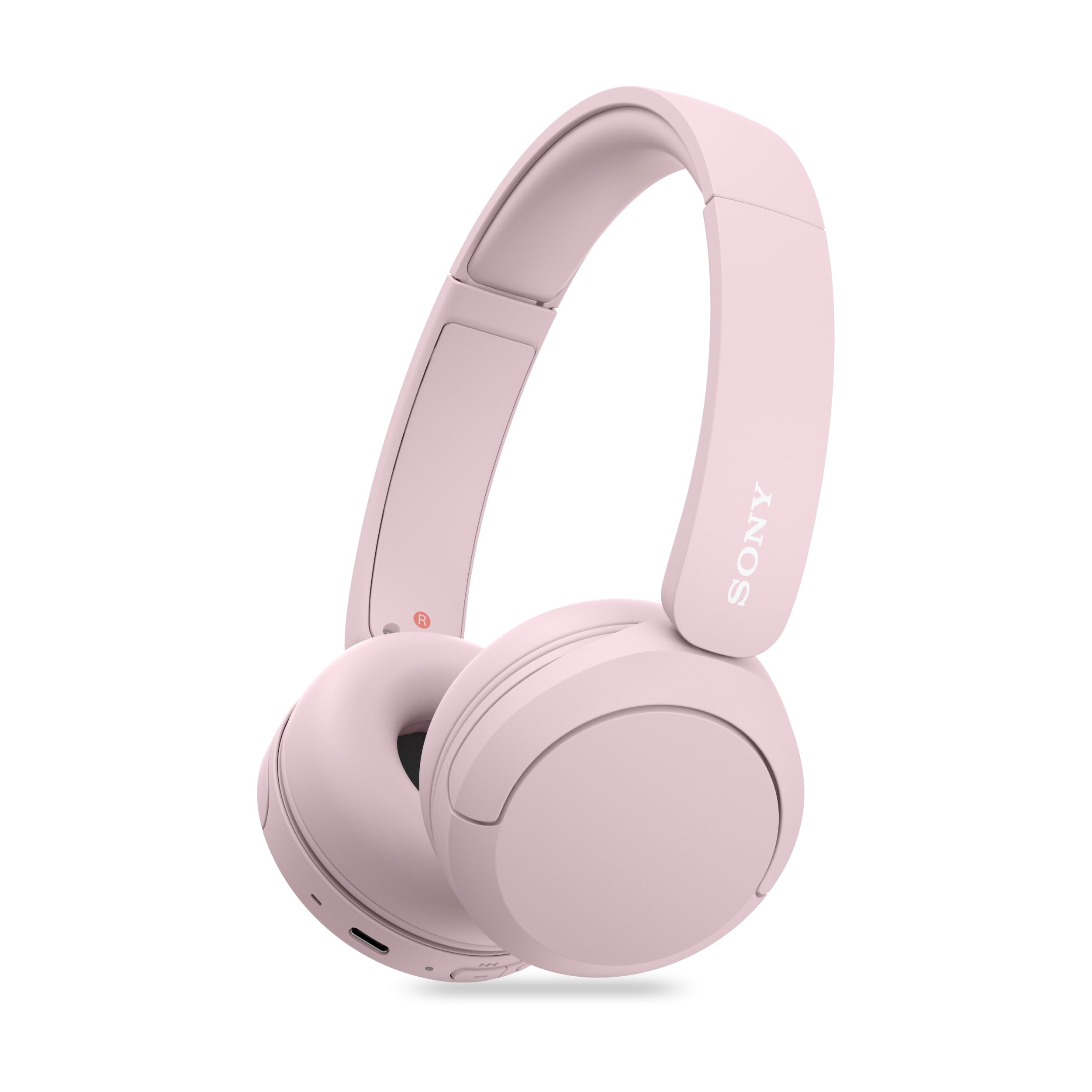 Sony WH-CH520 Wireless Bluetooth Headphones with Mic, Up to 50Hrs Battery-Pink