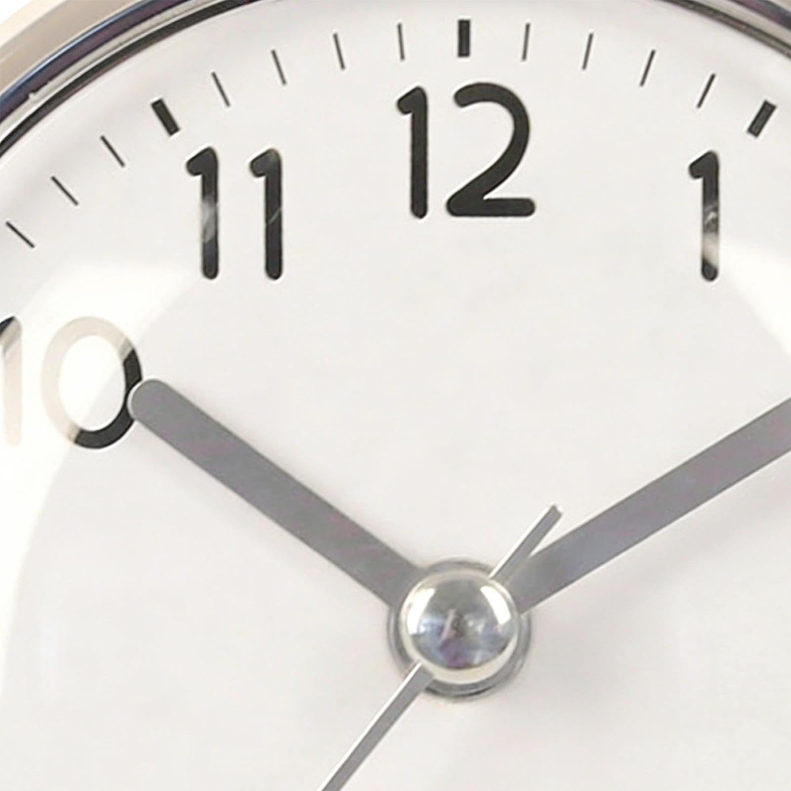 Reloj de Baño Impermeable | A Prueba De Agua con Alarma Moderna A Pilas,Reloj Pequeño de Baño para Pared con Tamaño 7.5 cm - para Casa Oficina Dormitorio Sala Cocina Espejo Y Ducha