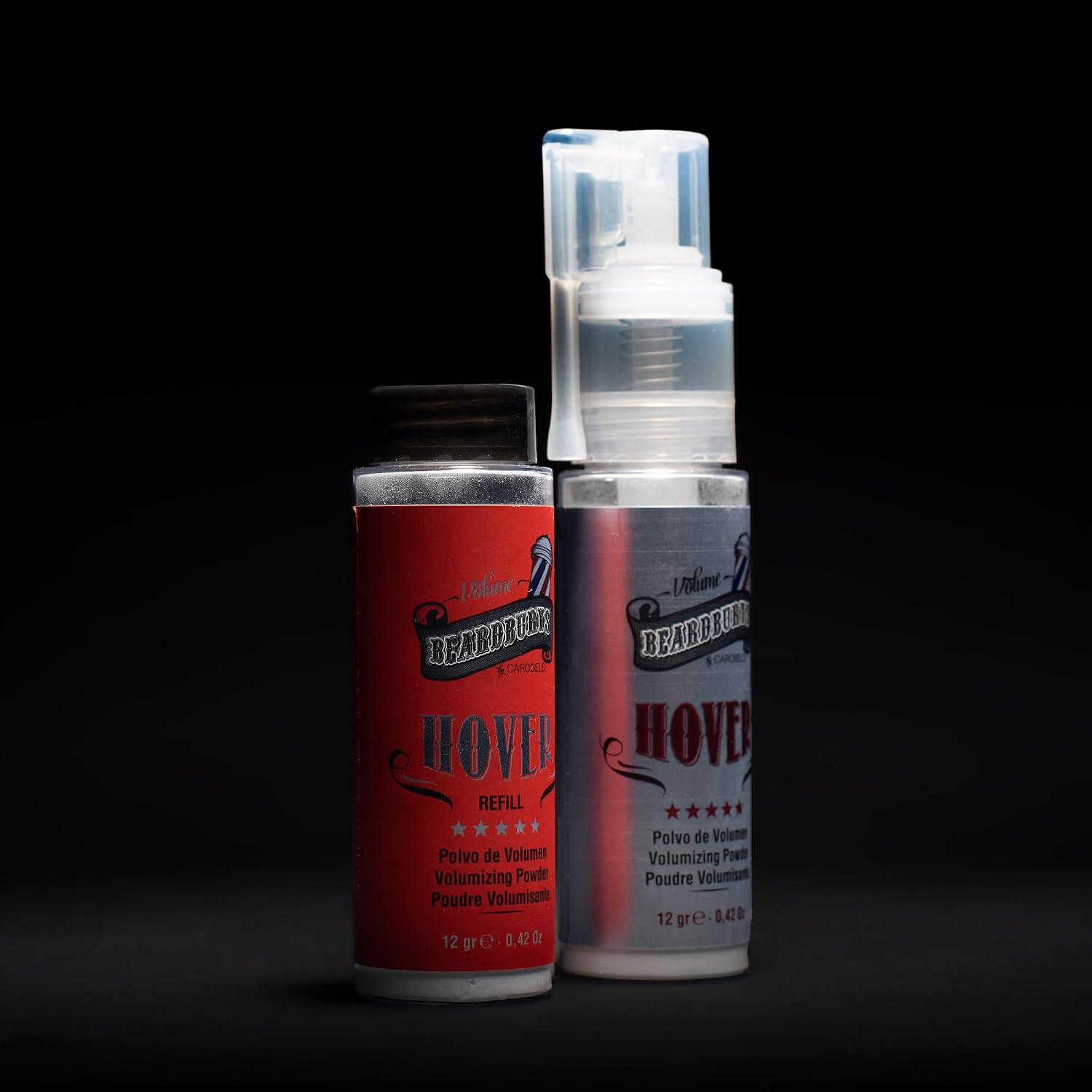 Beardburys Hover Pack - 1 Volume Powder + 1 Hover Refill, Mattifying, Volume for your Hair (2 pieces)…