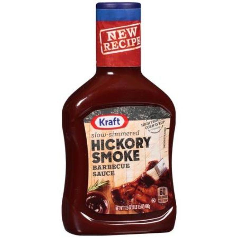 Kraft Hickory Smoke Barbecue Sauce, 17.5 fl ounce - 12 per case.