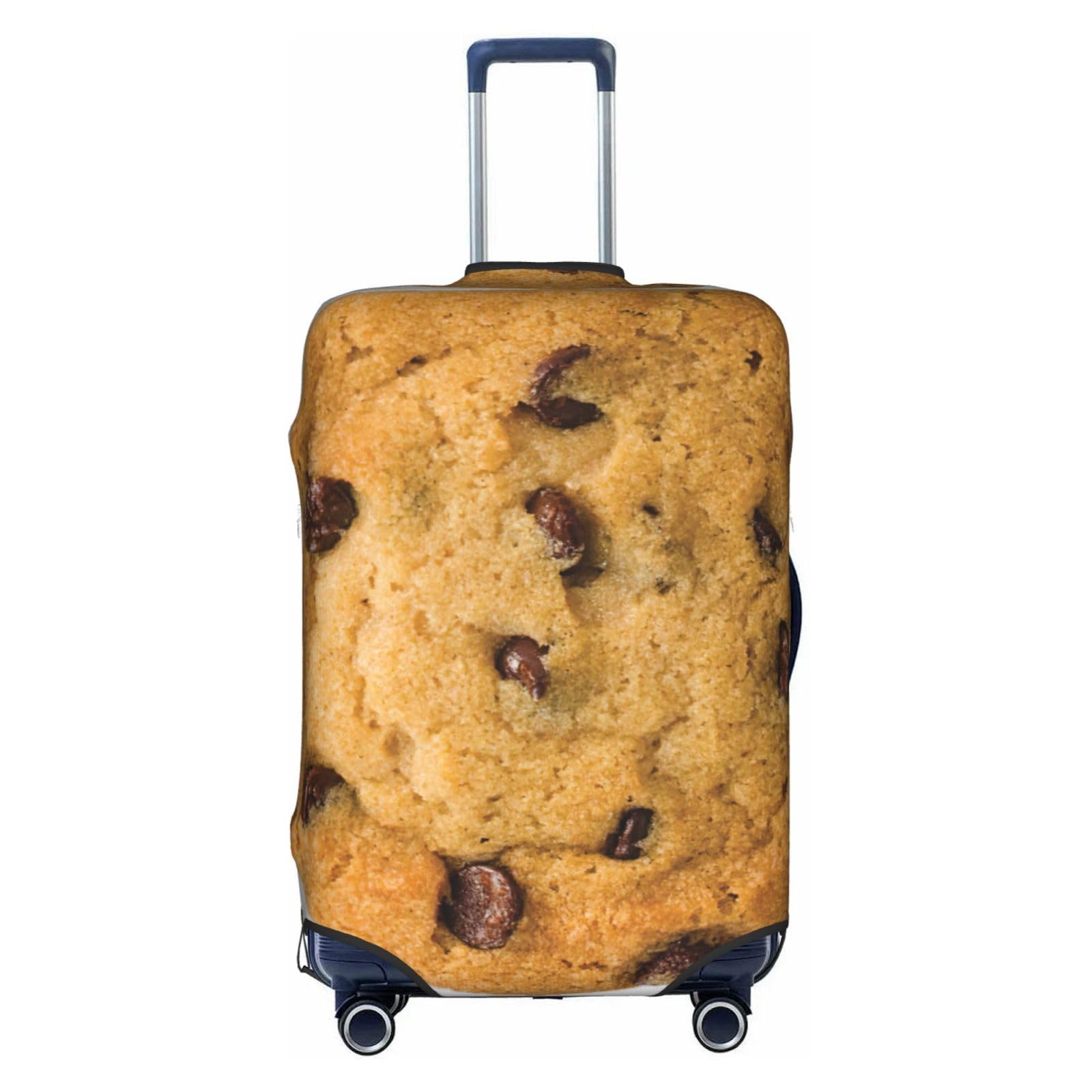 Housse de bagage Large blanc avec imprimé biscuit chocolat pour protéger vos valises de vacances - 8