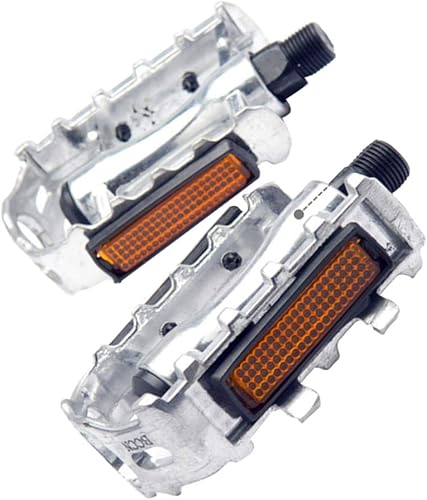 Miniatura 3 de 1 par de pedales de bicicleta de montaña Pedales planos de plataforma de bicicleta de metal para MTB Road Mountain Ciclismo Bicicleta de carretera