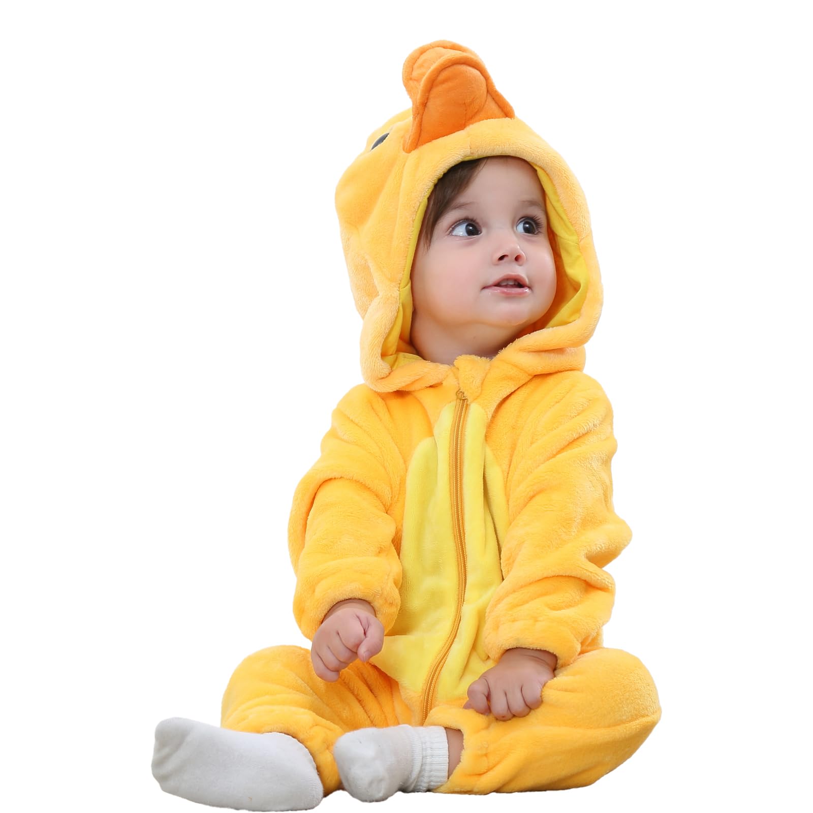 - Unisex Baby Costume,Baby Flannel Animal Halloween Home Clothing