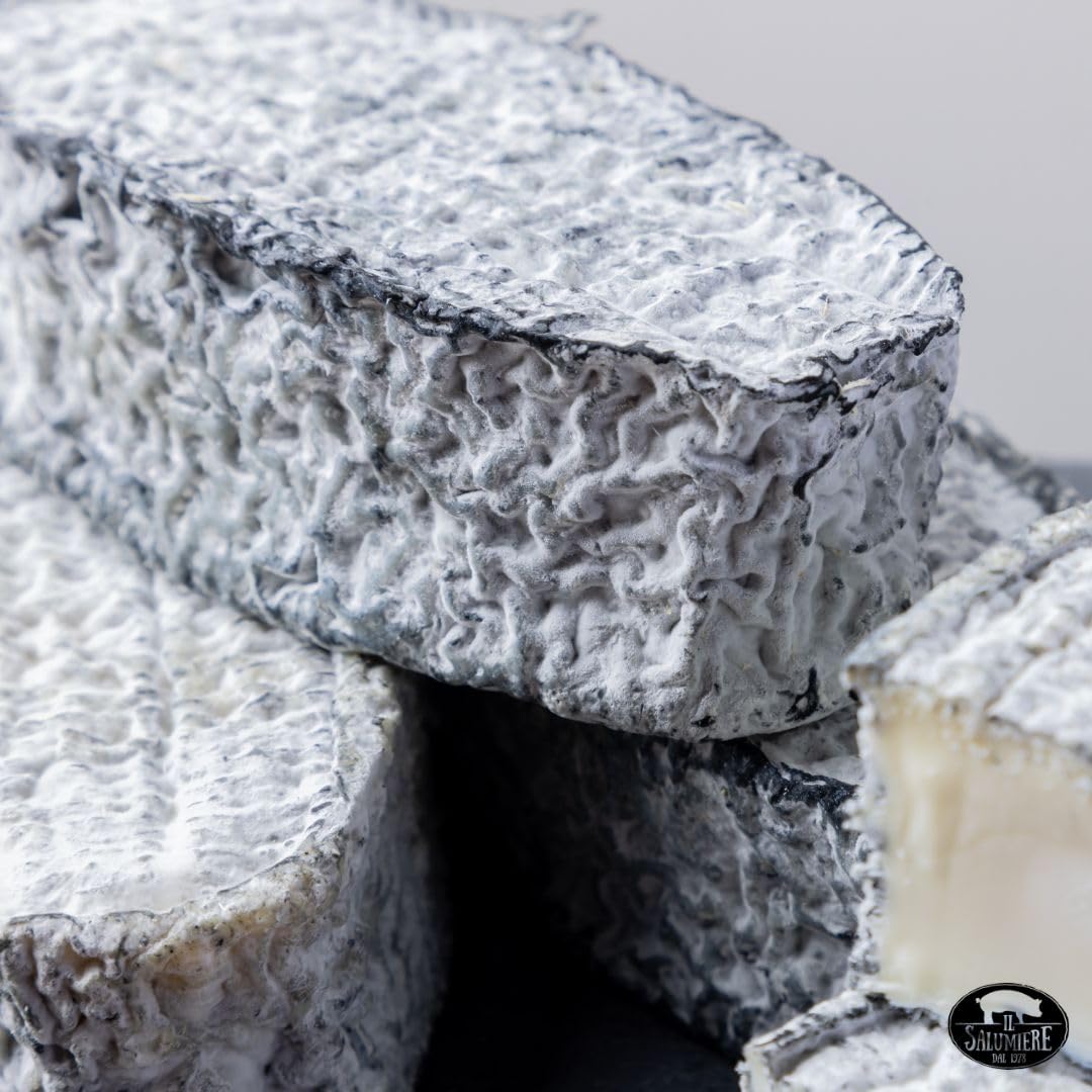 Il Salumiere dal 1978 Queso Francés Ovalie Cendree MonS gr.150 - Sazonado - Producción artesanal láctea - Seleccionado por El Salumiere 1978