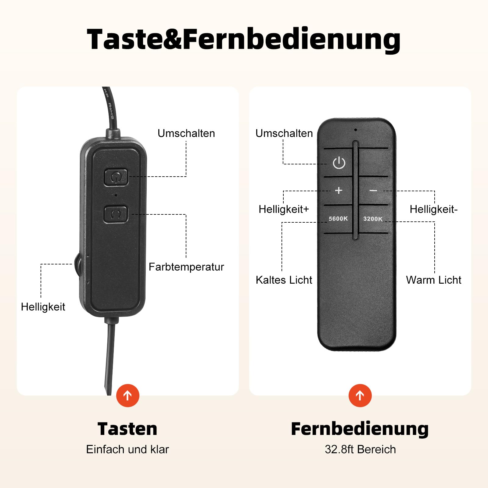 Halbmond-LED-Lampe, Wimpernverlängerung lampe mit Telefonhalter, Faltbare Einziehbarer Wimpern, 3200K-5600K, professionelle ästhetische Lampe für Beauty, Tätowierer, Make-Up Artists