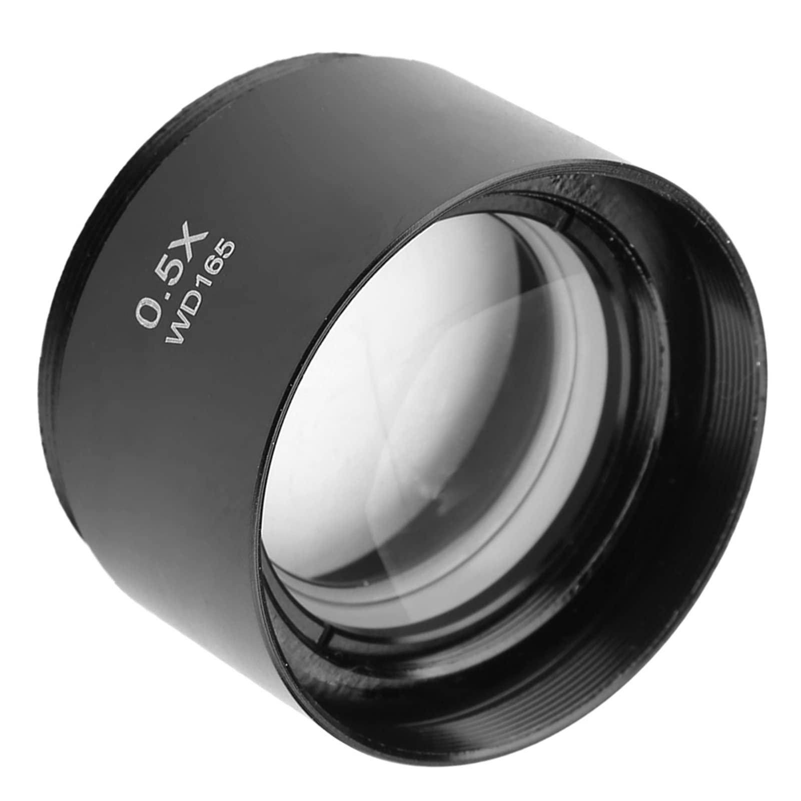 Microscopio estéreo auxiliar 0.5X Objetivo objetivo KP-0.5X Distancia de trabajo 165 mm para la industria Microscopio de video 48 mm Montaje/Puerto/Interfaz