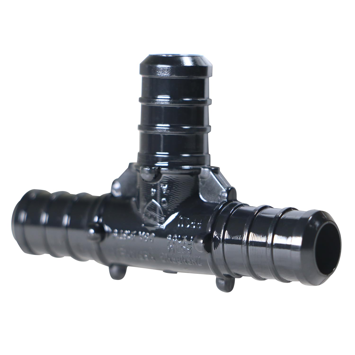 50 Pieces XFITTING 1/2" X 1/2" X 1/2" Pex Tee Poly Alloy Tee, Plastic Tee - Crimp Pex B 50 Packs