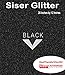 Siser Glitter Heat Transfer Vinyl 20" x 12" Sheet (Black)
