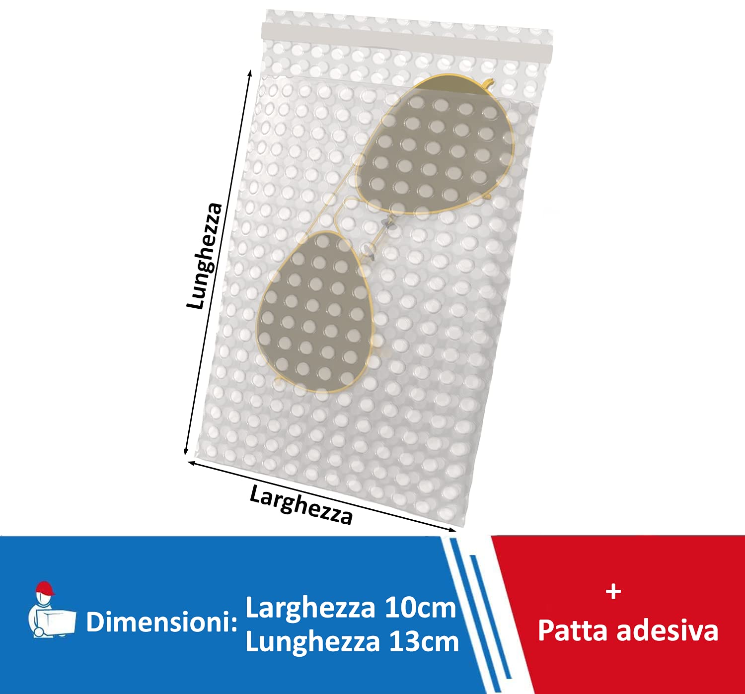 Buste In Pluriball Su Misura Con Patella Di Chiusura Adesiva - Foto 8