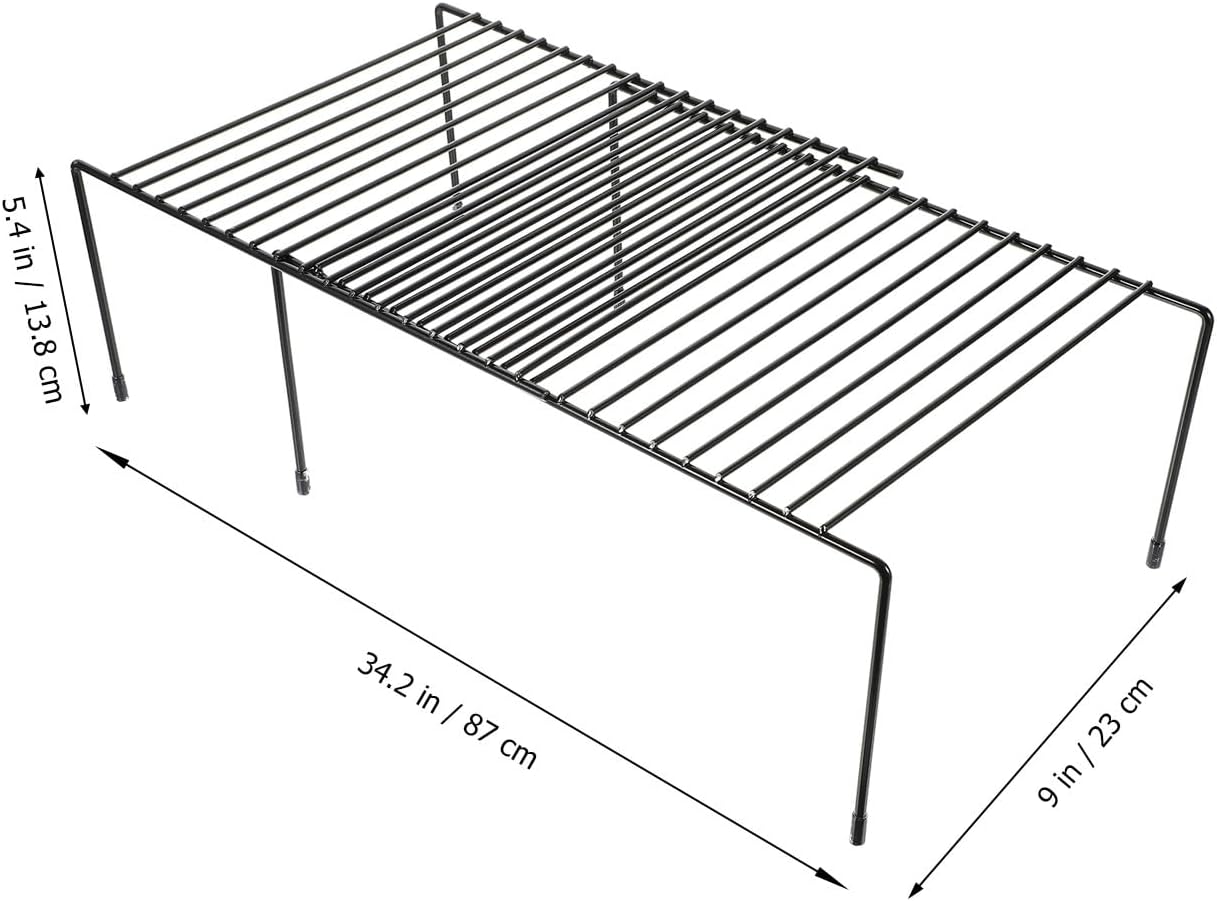 Amosfun Expandable Spice Rack Organizer 3pcs Set, Heavy-duty Iron Condiment Bottle Storage Shelf, Retractable Kitchen Seasoning Organizer for Cabinet and Countertop Use