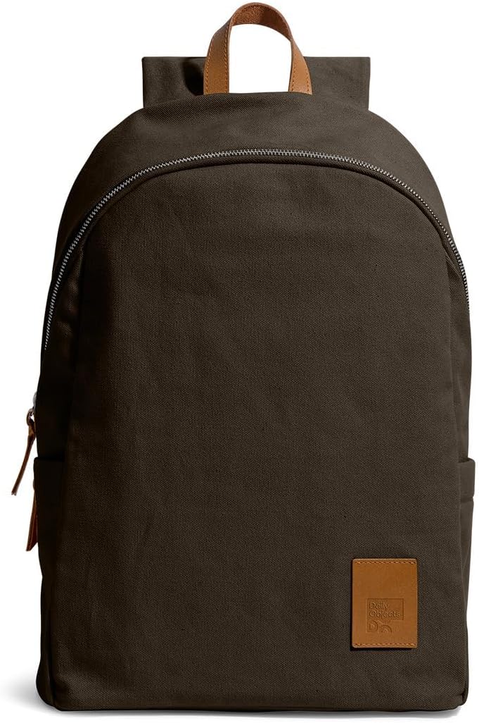 DailyObjects Pedal Everyday Casual Laptop Backpack Compatible with upto 14 inch Laptop | Unisex Travel Backpack | Made of Durable Canvas Material | Zippered Compartments with Pockets