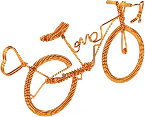 Decoración de metal vintage para automóvil, adorno decorativo de coche, muñeca de triciclo de hierro, decoración de escritorio, manualidades de