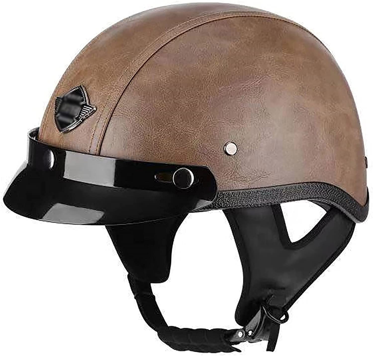 Motorcycle Half Helmets Brain-Cap 