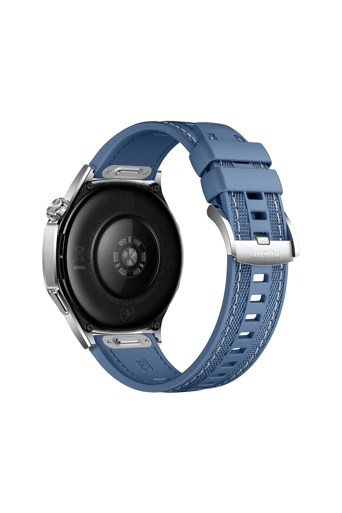 HUAWEI WATCH GT 5 46 mm Smartwatch, ostre krawędzie, zupełnie nowe sporty biegowe i rowerowe, śledzenie zdrowia, żywotność baterii do 14 dni, kompatybilny z iOS i Android, niebieski