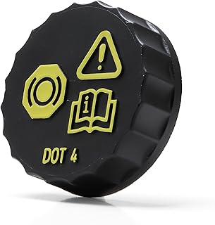 Brake Fluid Reservoir Dust Cover ABS Bottle Cap Brake Fluid Compatible with Ci-troën Peu-geot 206 207 307 308 408 508 C2 C5