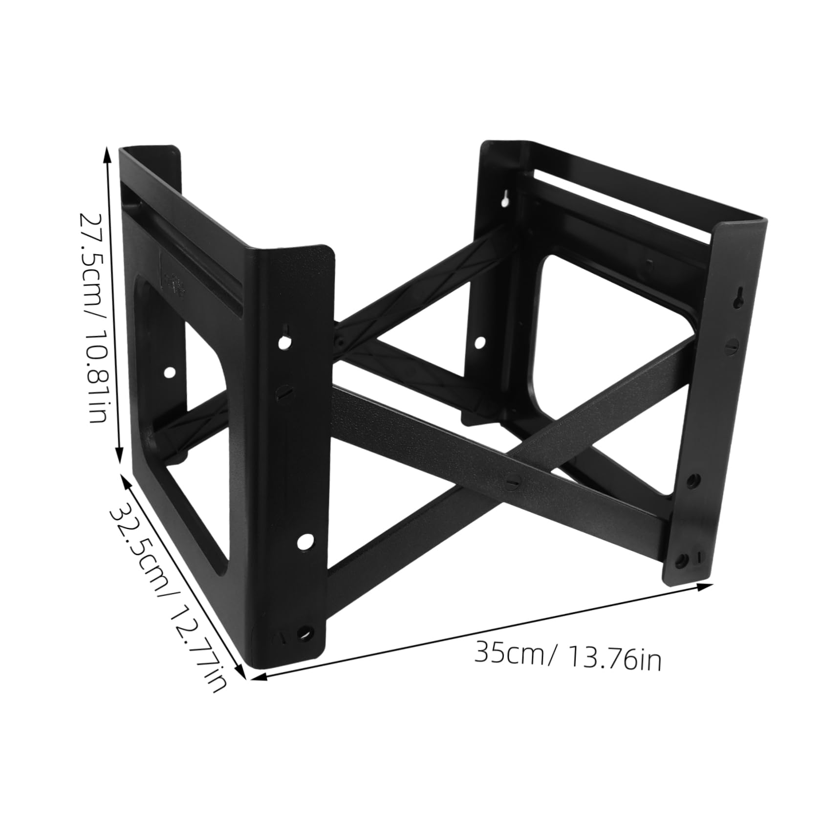 File Organizer For Desk Nero in Plastico, Cartelline Sospese