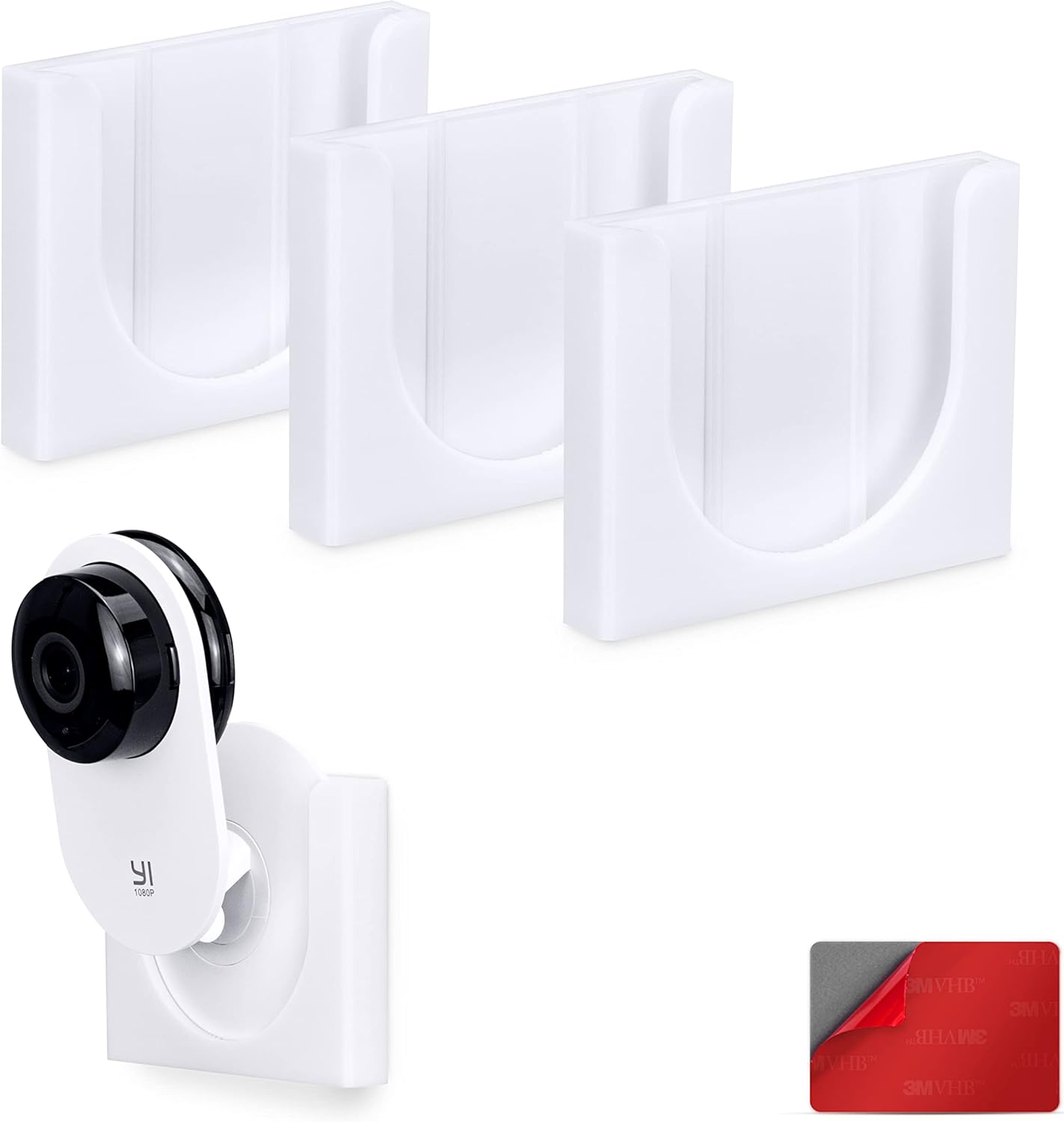 BRAINWAVZ Wall Mount for YI Home (3 Pack) Security Camera