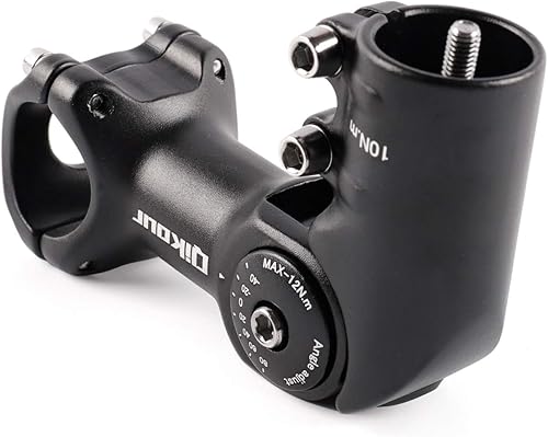 Miniatura 7 de Suncentech Vástago de bicicleta ajustable de 120 grados para bicicleta de carretera, bicicleta de montaña, MTB, BMX, ciclismo