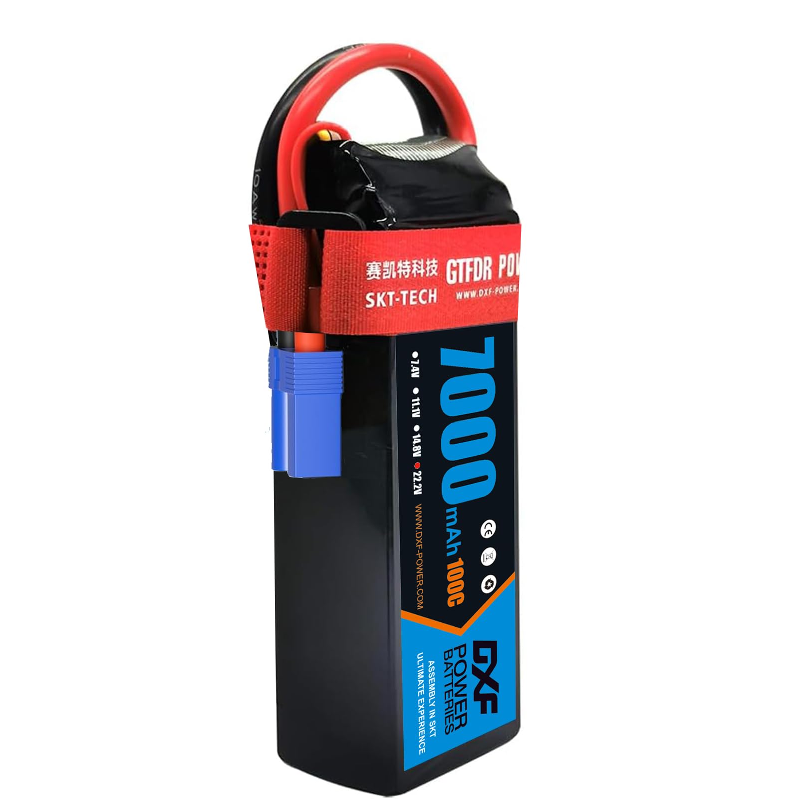 YOWOO Graphen Lipo Batterij 6S 22.2V 5000mAh 100C met XT90 Plug voor Mikado LOGO500 Lijn T-REX 550 600E 700E GAUI X5 uit. Verwaarlozing 550 Hirobo SDX multirotoren EDF Jets 600 700 grootte