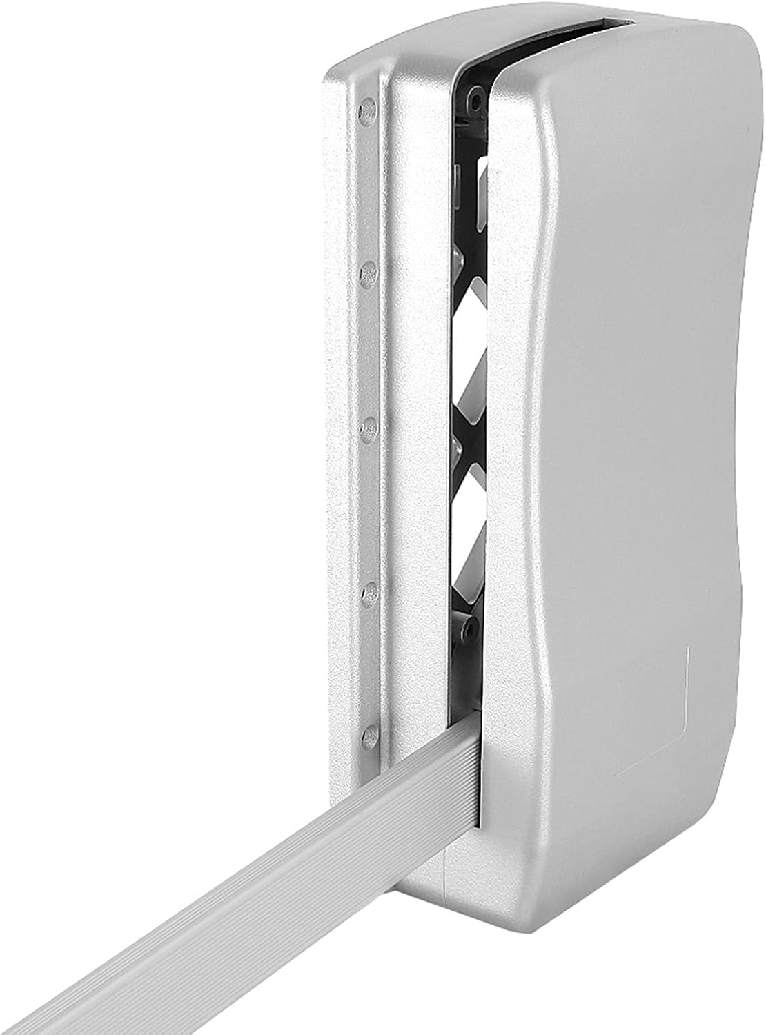 Zopsc Telescopic Wardrobe Rail with Soft Return, Adjustable Width Pull Down Clothes Hanging Rail for 10kg Load, Closet Space Saver (600-830mm)