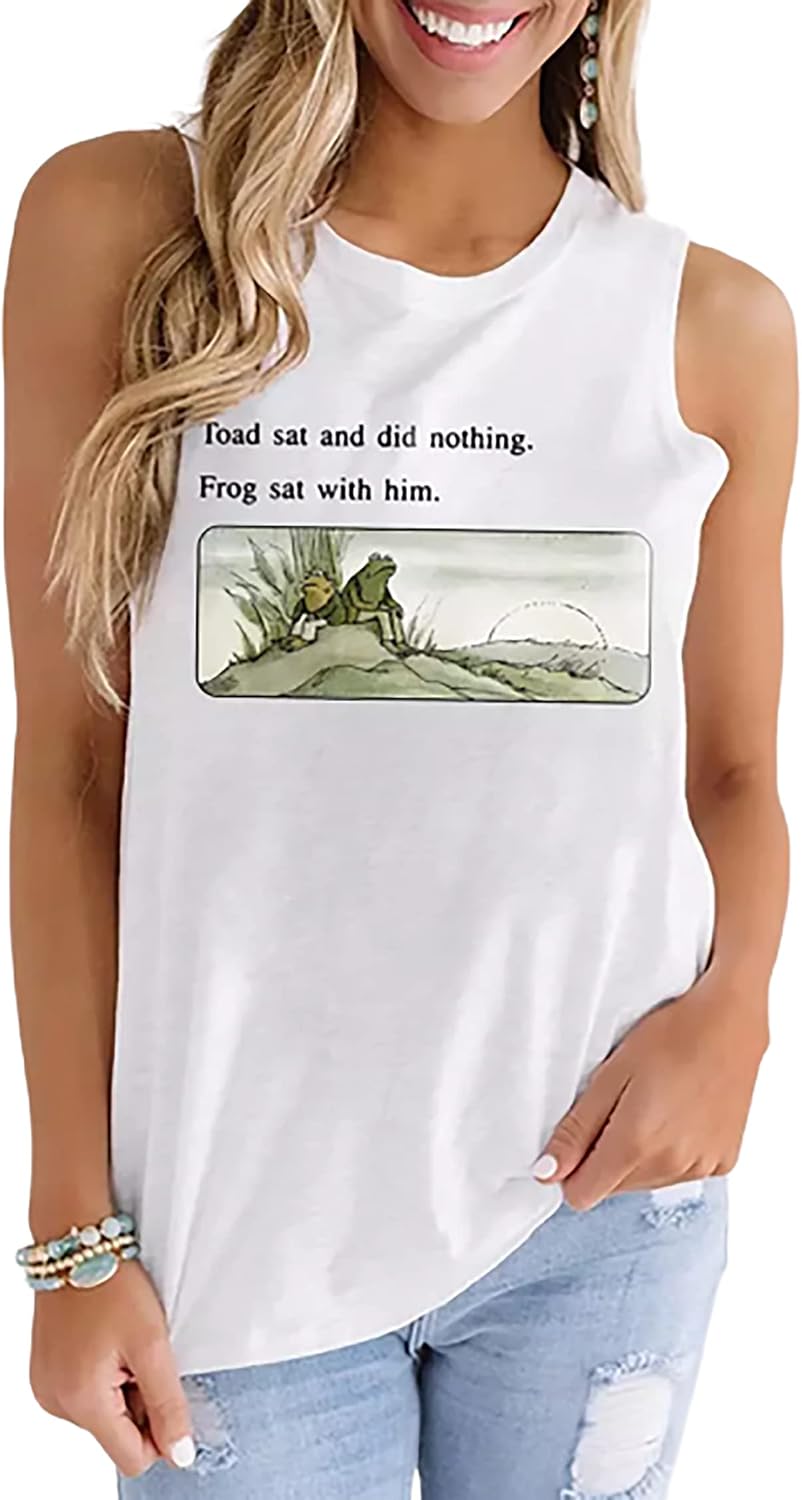 Some Girls Love Beards & Tattoos Tank Top - Women's Sleeveless Racerback Tee, Funny Graphic Shirt For Beach & Casual - View #4