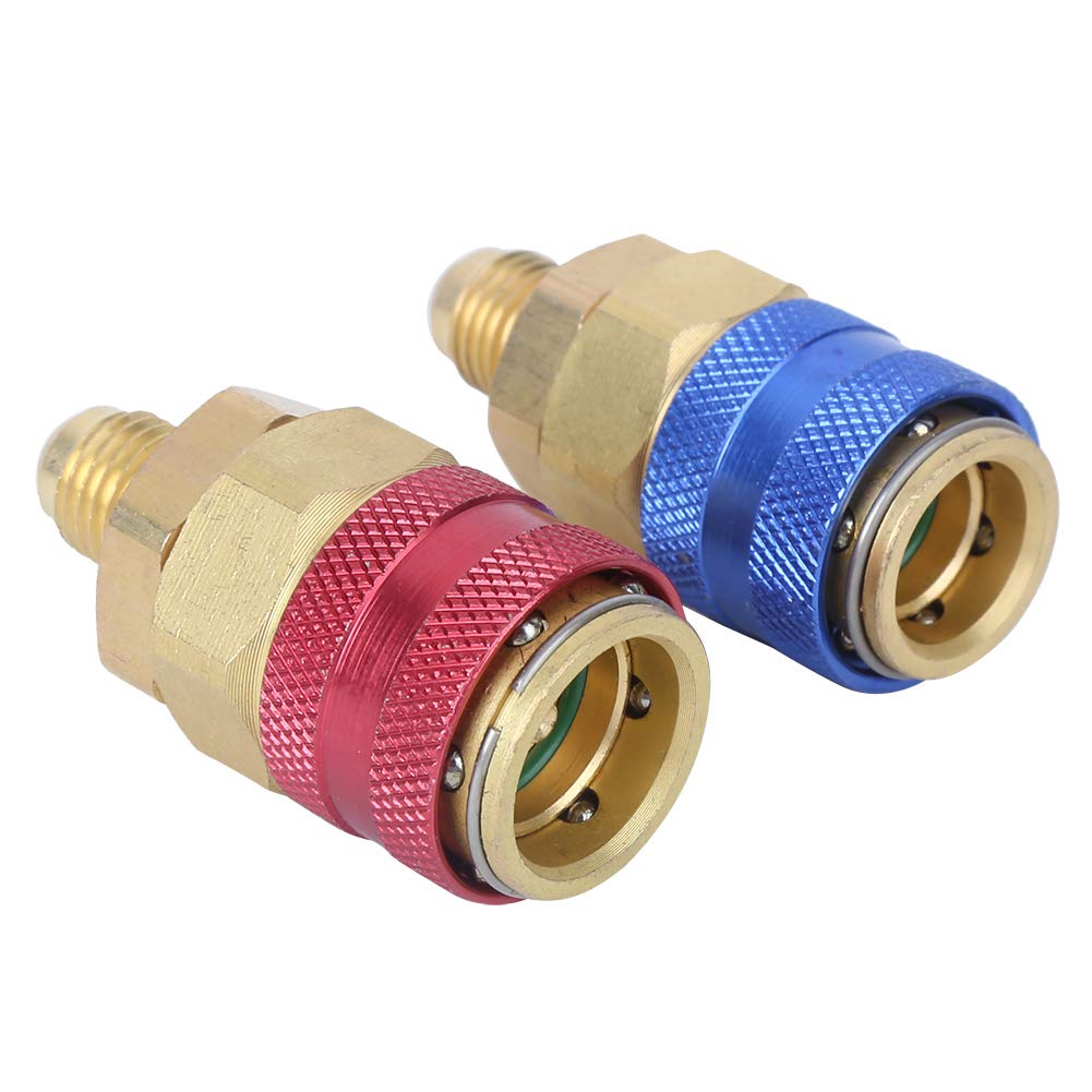Złącze Szybkozłącza Adapter Wysokiego Ciśnienia do Układów Klimatyzacji z Czynnikiem Chłodniczym R134A Fluor