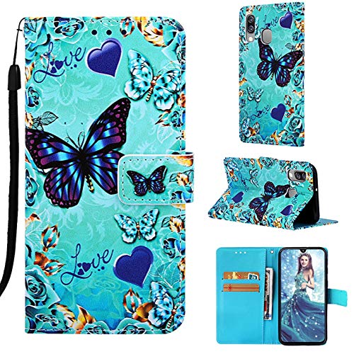 Dclbo - Funda con tapa para Samsung Galaxy A40, 9 Muster