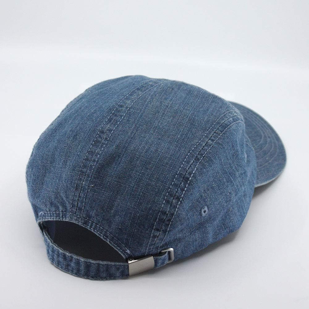 Washed Cotton Twill Five Panel Adjustable Camper Caps - Image 4