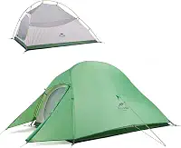 Naturehike Cloud-Up 2 pessoas barraca de mochila leve com pegada – 20D 3 estação livre em pé domo acampamento caminhadas à prova d'água mochila tendas