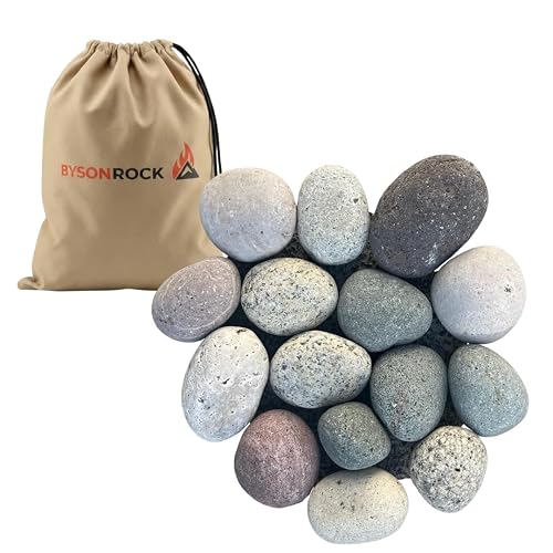 Natural Multi-Color Rounded River Rocks, 2–3 Inch, 10 lbs Decorative