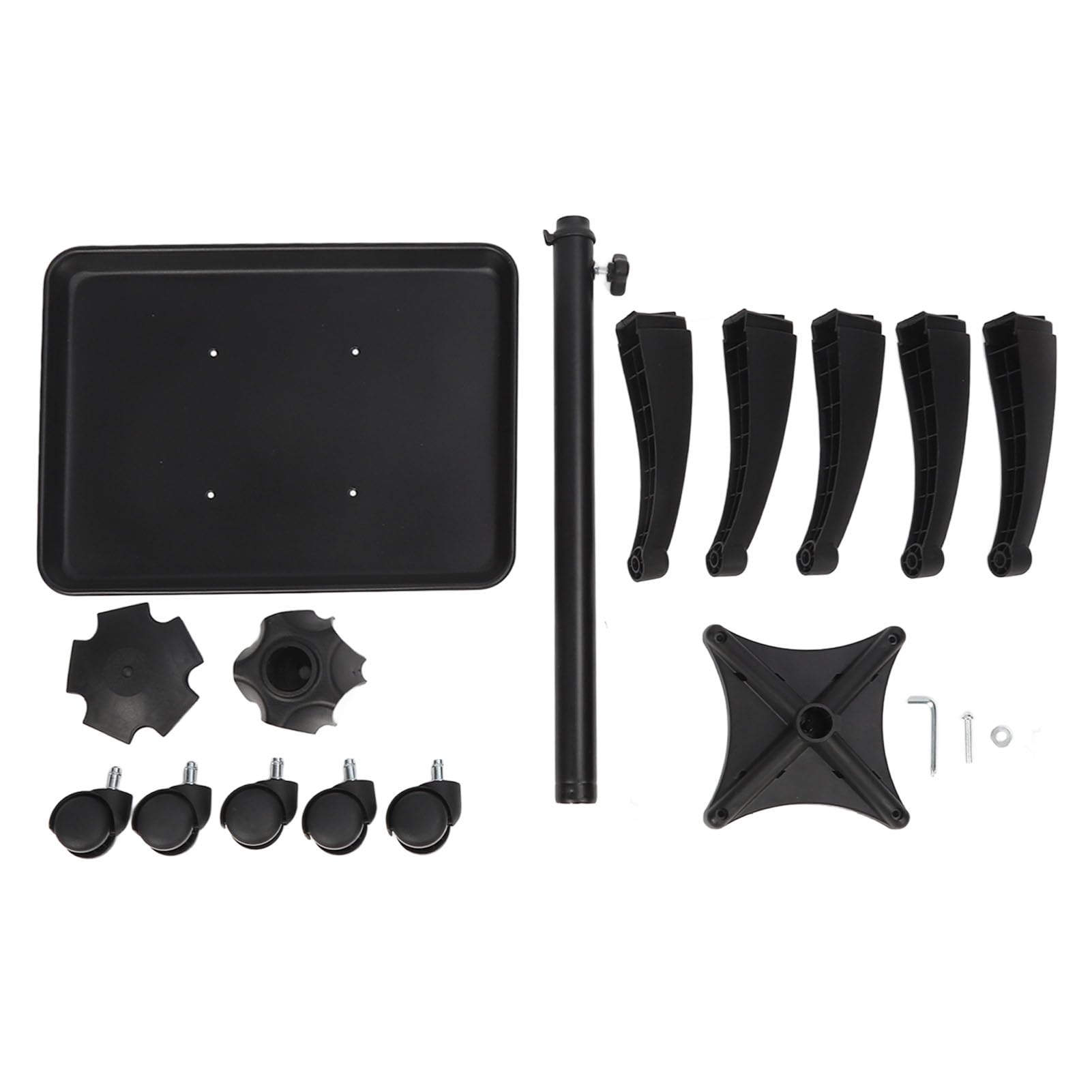 Salon Tray Cart Tray Rolling Trolley Height Adjust Large Capacity Hairdressing Tools Storage Tray with Universal Wheels for Spa