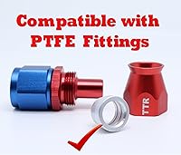 Vista 2 de TT Racing -8 Accesorios giratorios de PTFE AN8 y kit de manguera de línea de combustible de acero inoxidable 33FT PTFEAN8_KIT_33
