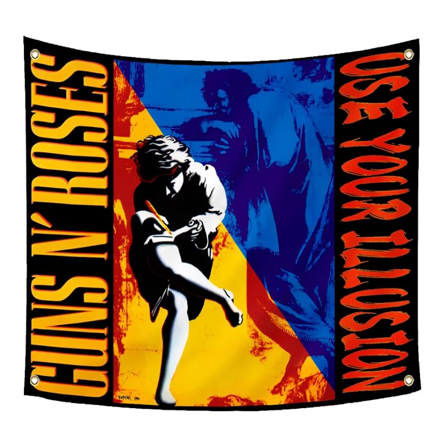 ガンズ・アンド・ローゼズ　タペストリー Zeaiicess Music Tapestry Guns N' Roses Vintage Rock Band