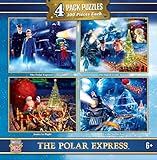 The Polar Express 4-Pack Puzzles 100 pc - Jigsaw Puzzle with Vibrant Artwork and Durable Pieces - Fun Family Activity, Brain Challenge, and Educational Entertainment for Kids, Teens, and Adults