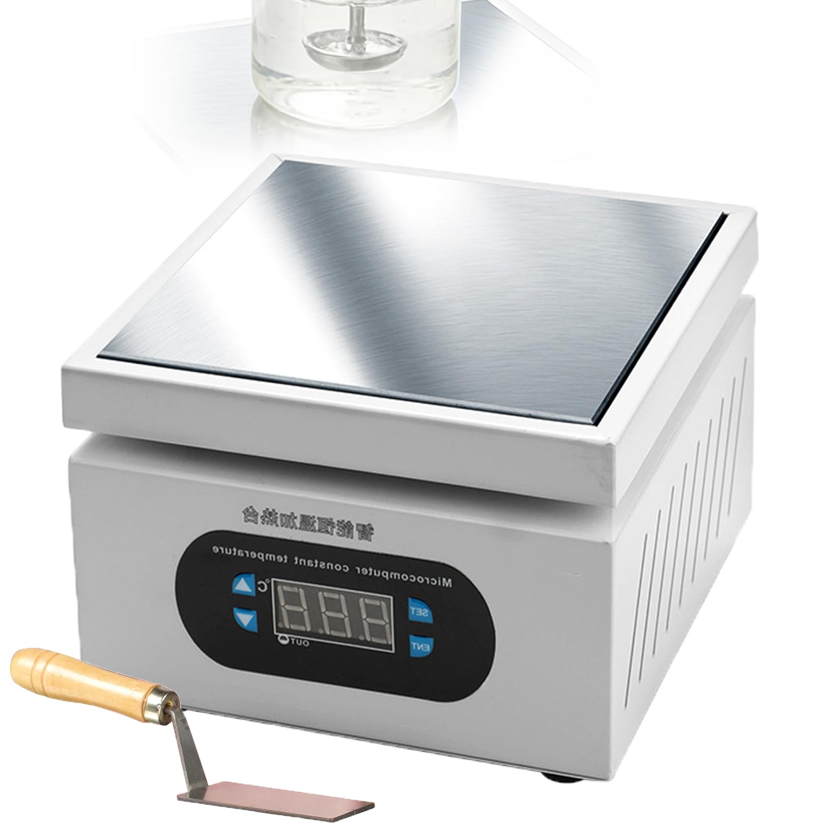 YXYLJOZ Cellophane Sealing Machine,Manual Cellophane Overwrapping Machine,Tabletop Heat Sealer,Features A Heat-Insulating And Anti-Scalding Design,Adjustable Temperature (10 * 10)