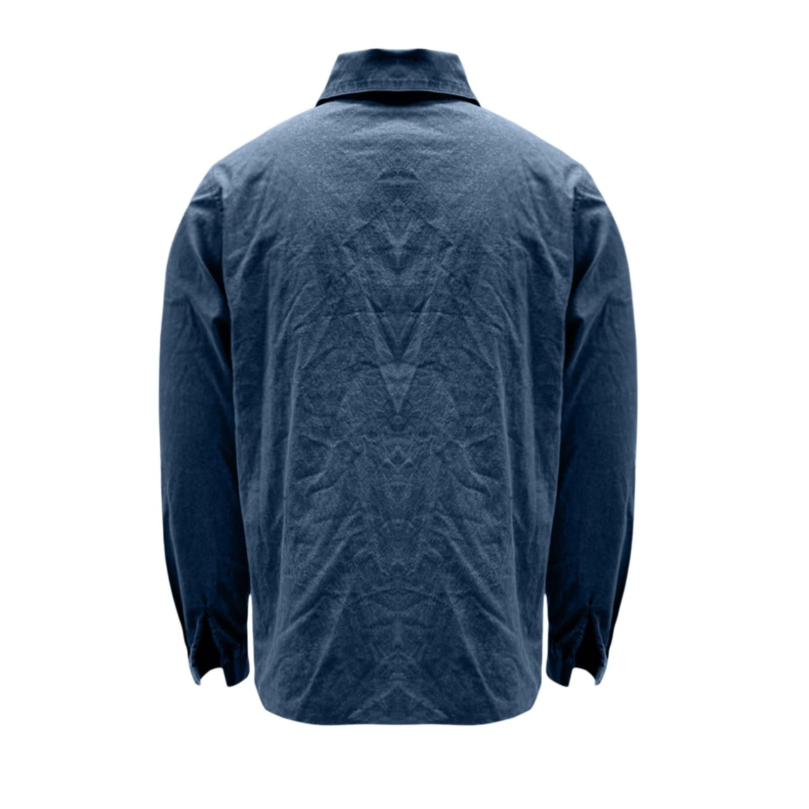 Camicia di Jeans Uomo Manica Lunga Vintage Giacca Casual Denim Camicie Uomo Oversize Giacca Camicia Elegante Manica Lunga Retro