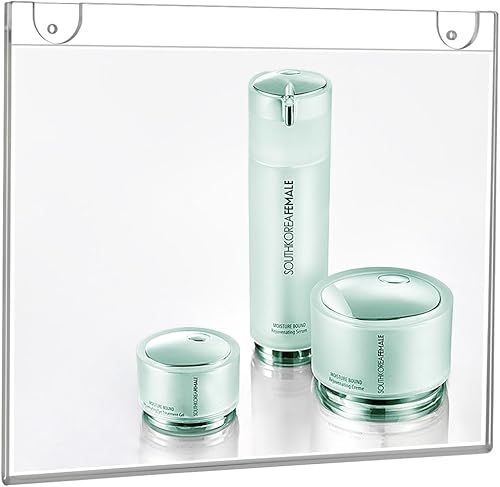 Miniatura 6 de NIUBEE Paquete de 20 soportes acrílicos de pared de 8.5 x 11 pulgadas, marcos de anuncios transparentes para papel.