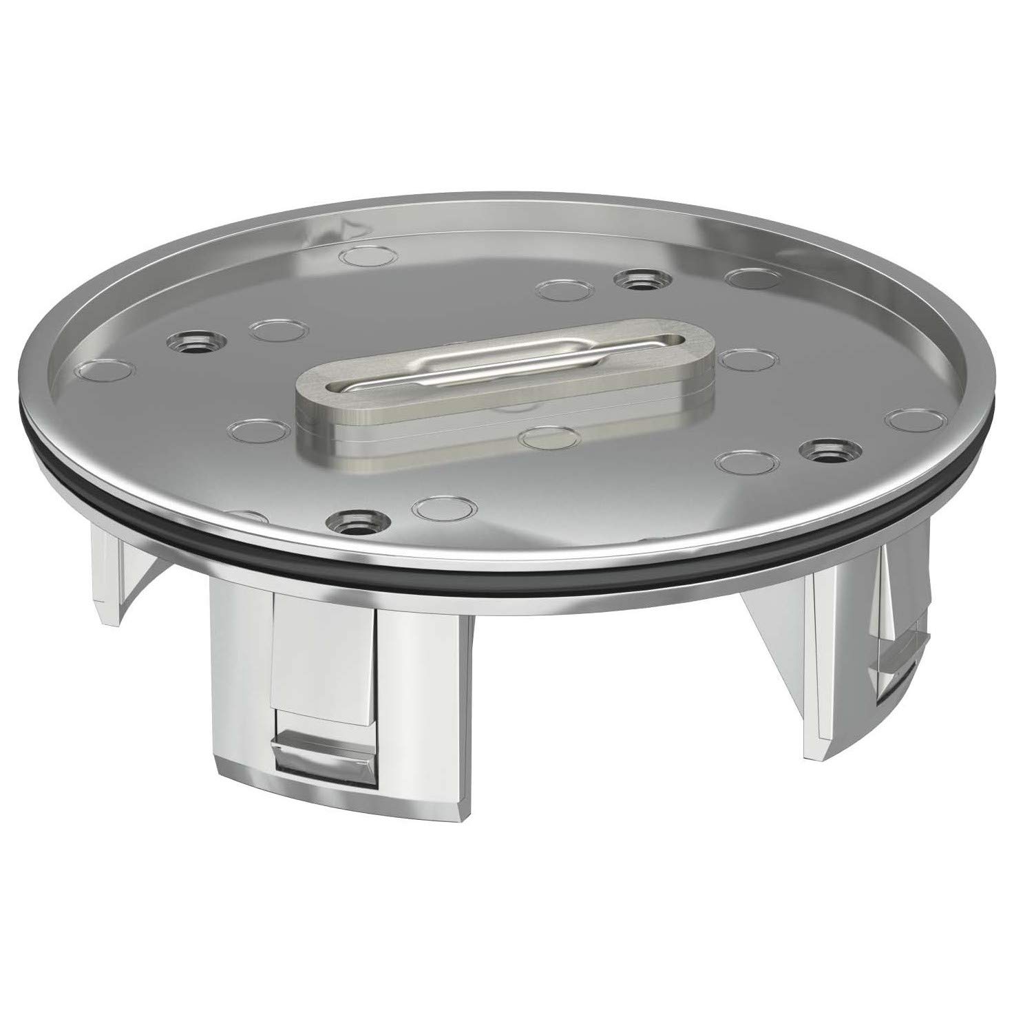 Tubo con rebaje pour évacuation de terrasse et intégration de carrelage