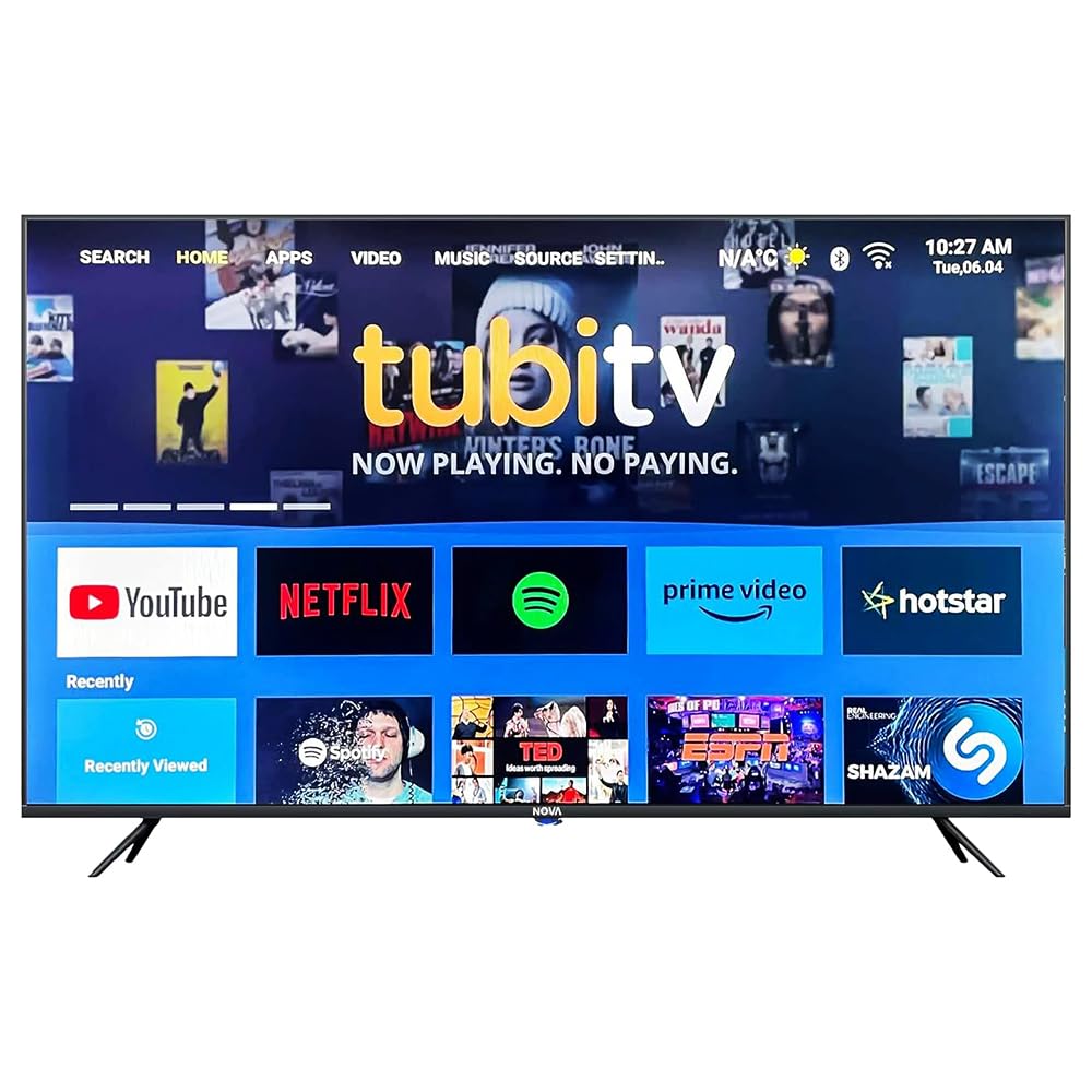 schermata smart tv 43 pollici full hd android 14