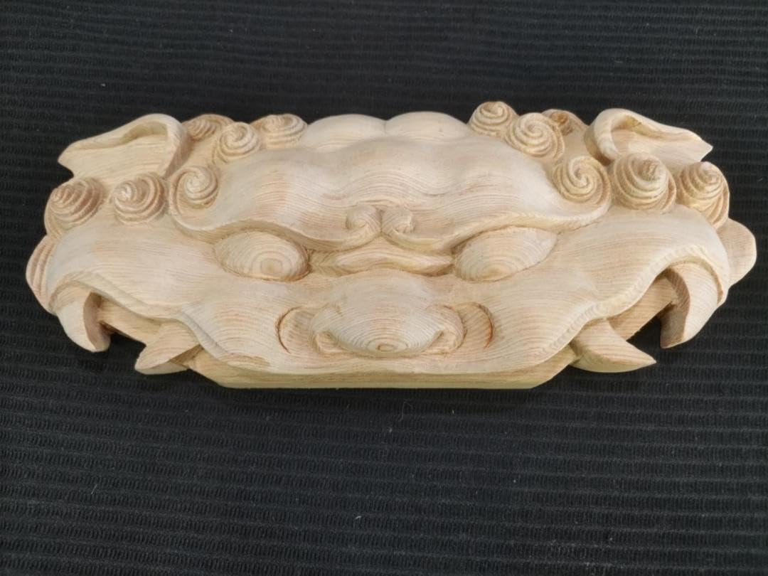 お祭り【獅子噛み】30cm社寺仏閣、山車、魔除け、だんぢり彫刻部材