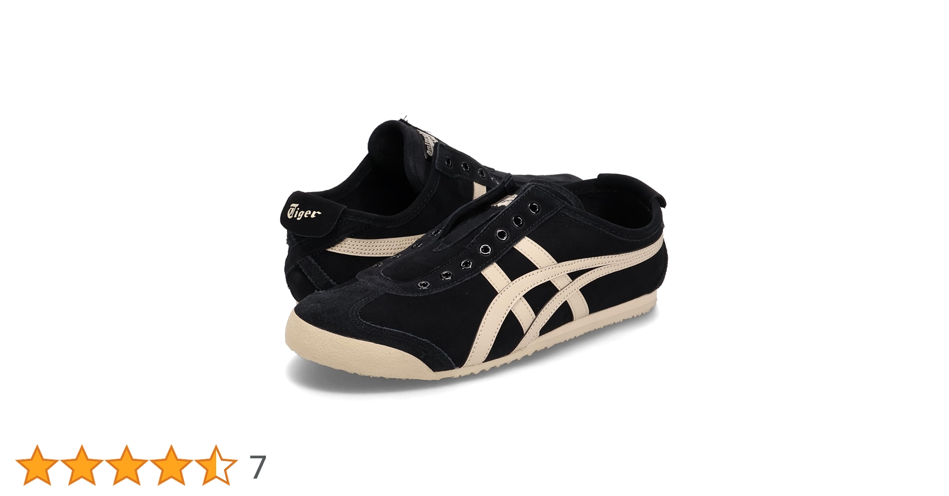 オニツカタイガー メキシコ66 スリッポン スエード ブラック 23cm オニツカタイガー メキシコ 66 スリッポン (メンズスニーカー