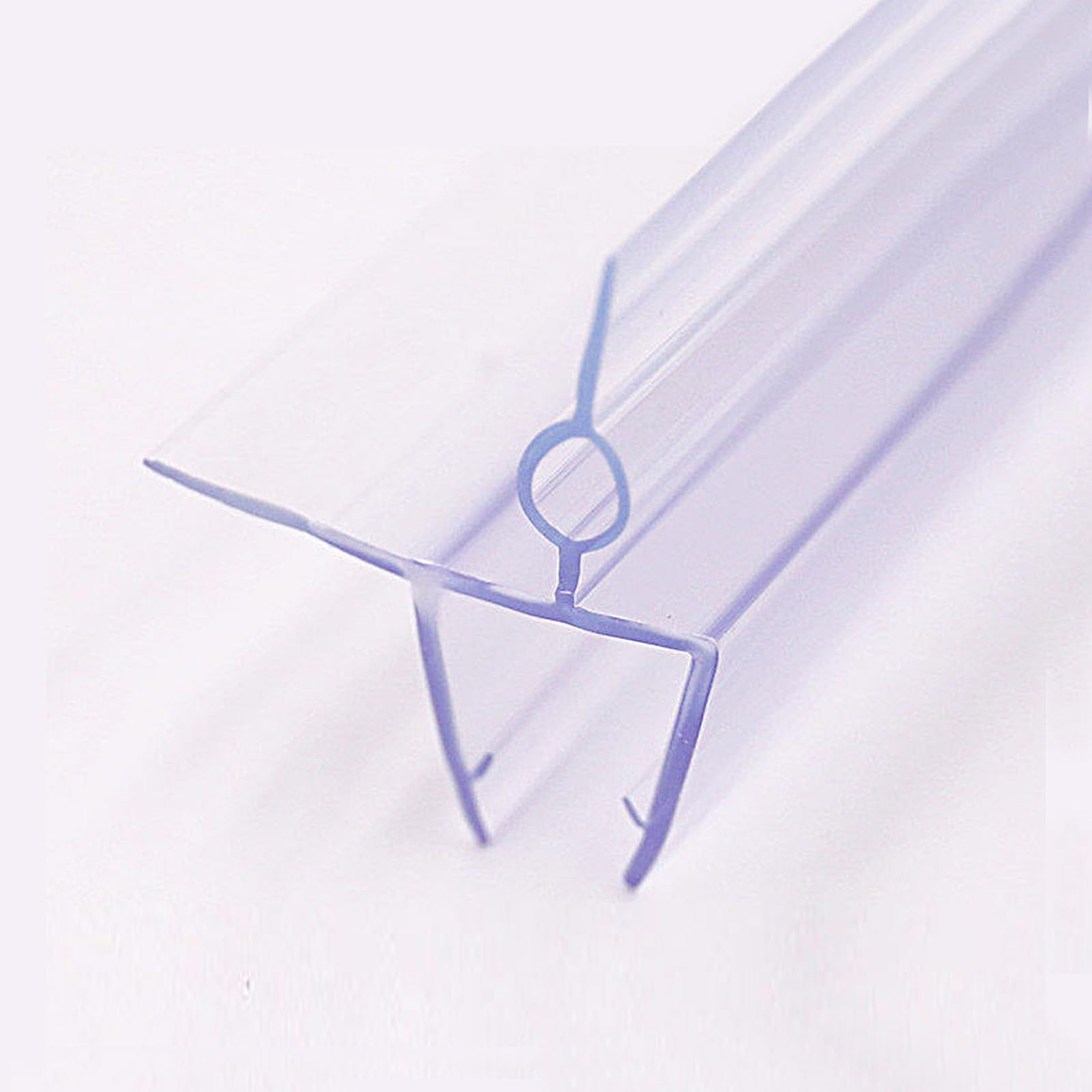 Goma Mampara Ducha Inferior, Junta Mampara Ducha, 2 Burletes Para Puertas de Ducha de Vidrio de 6-12 mm, Evita Fugas de Agua y Crea Una Barrera Contra El Agua(8mm-200cm/78.7in)