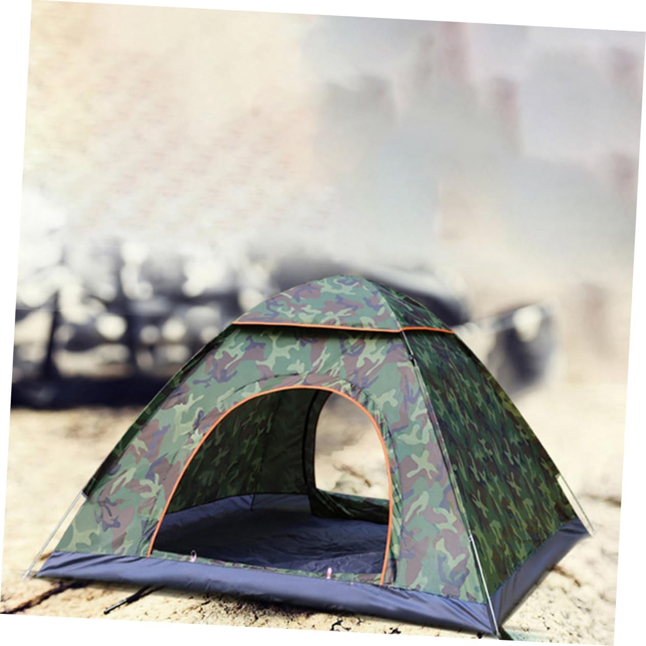 SUPVOX 1set Fully Automatic Outdoor Travel Tent for Family Beach Camping Tent for People Lightweight and Windproof for Hiking Fishing and Backyard Use