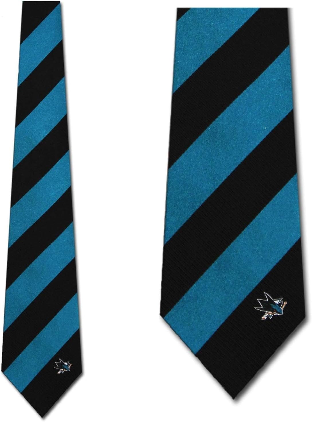 Eagles Wings Mens Sharks Regiment Ties San Jose Hockey Necktie Sharks Ties